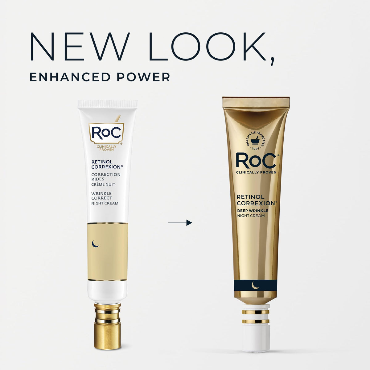 RoC jar open with cream texture close-up, highlights rich hydration benefit