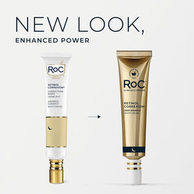 RoC jar open with cream texture close-up, highlights rich hydration benefit