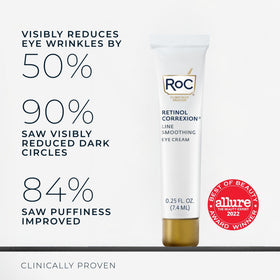 RoC ingredient label close-up highlighting retinol and mineral complex