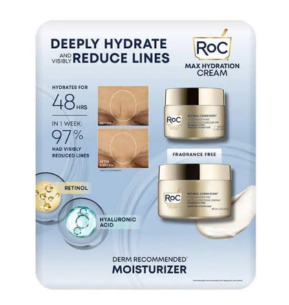 RoC front packaging showing two-pack tubes and benefits