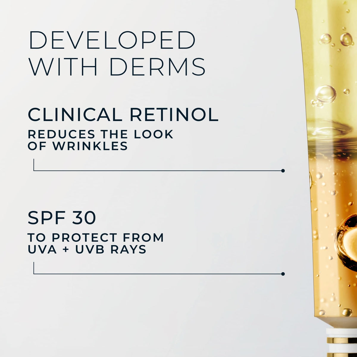 RoC ingredient label close-up highlighting retinol and SPF for informed choice