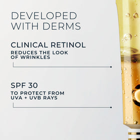 RoC ingredient label close-up highlighting retinol and SPF for informed choice