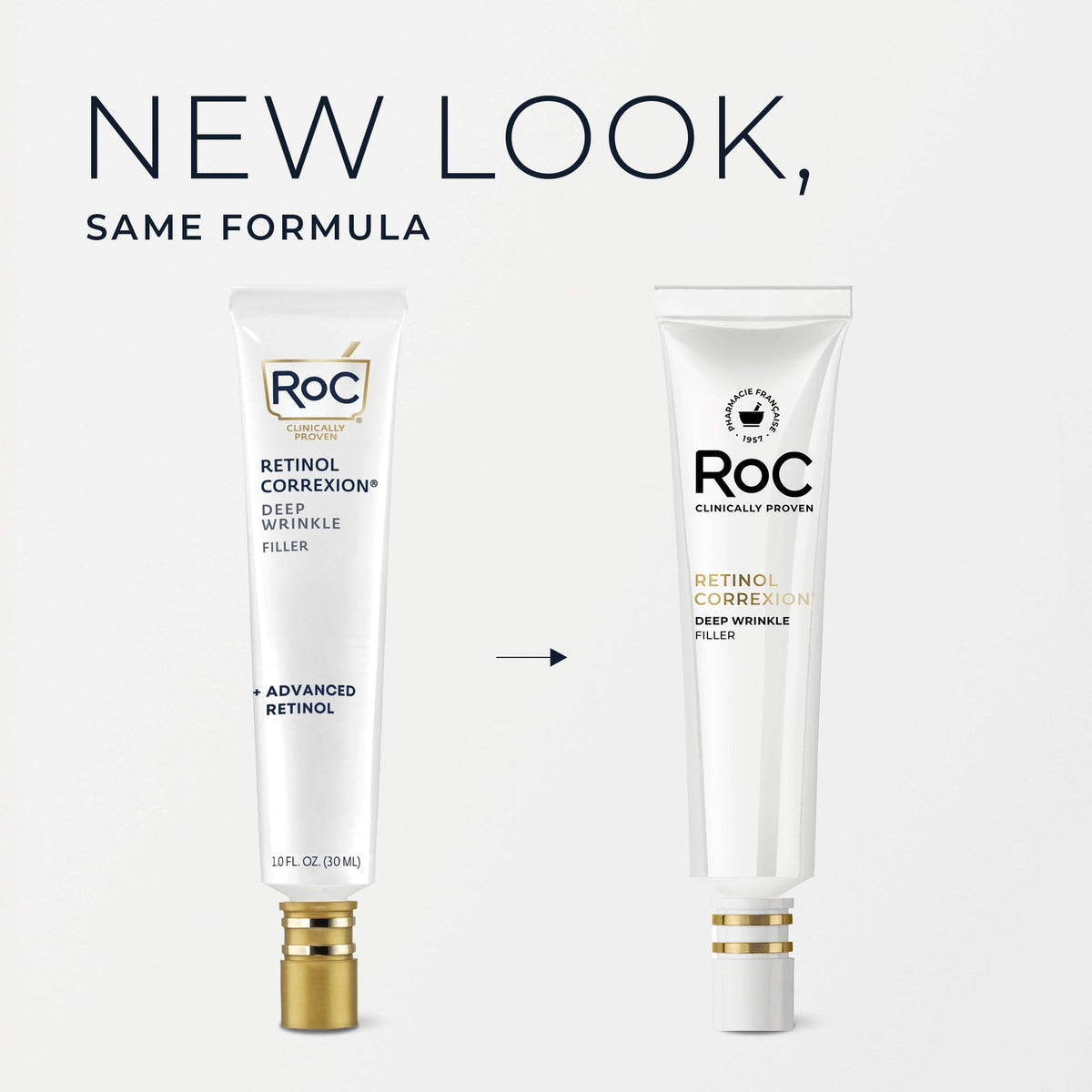 RoC open cap dispensing a drop, showing precise, no-waste dosing