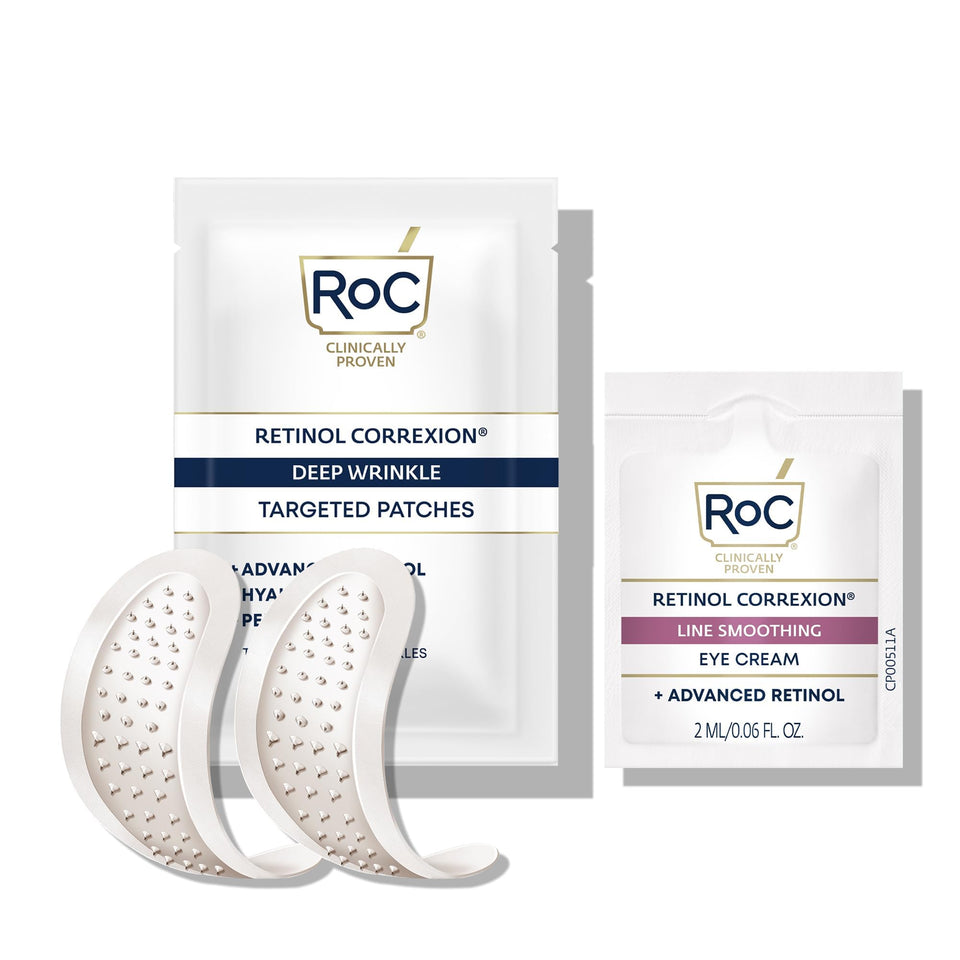 RoC front packaging showing product and usage benefits