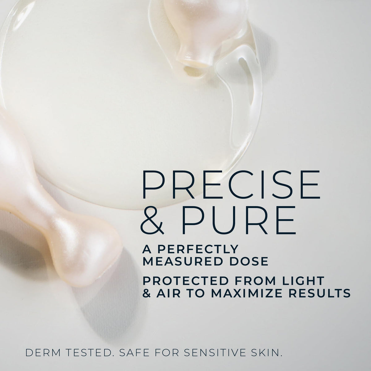 RoC serum smoothed along jawline showing targeted application for improved texture