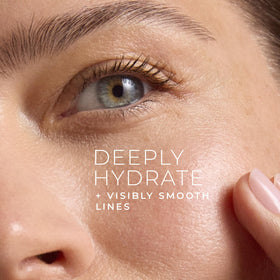 RoC close-up of cream texture highlighting fast-absorbing hydrating formula