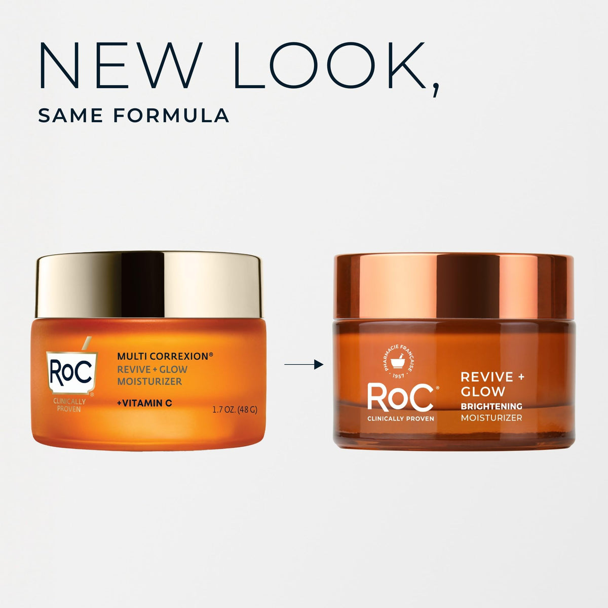 RoC on bathroom shelf in lifestyle scene suggesting daily routine enhancement