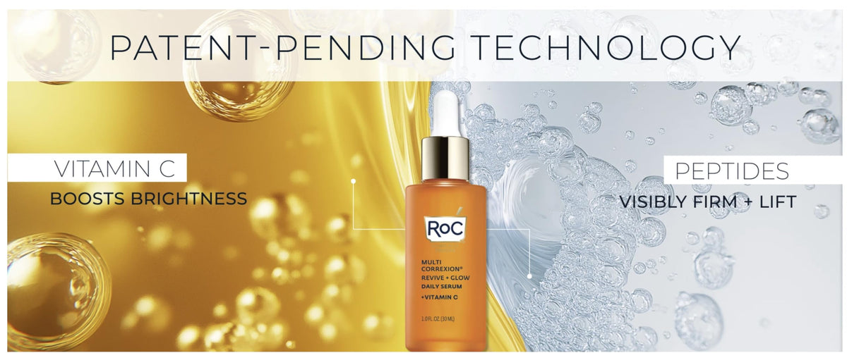 RoC set held in hand to show 1.0 and 1.7 fl oz size comparison
