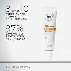 RoC tube together with included Retinol Eye Cream packette for added care