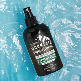 Rocky Mountain Barber Company styled beach-look demonstrating natural texture