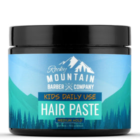 Rocky Mountain Barber Company front tub showing label and 4 oz size for easy recognition