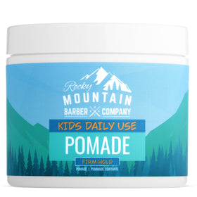 rocky mountain barber company jar front label shows product benefits and size
