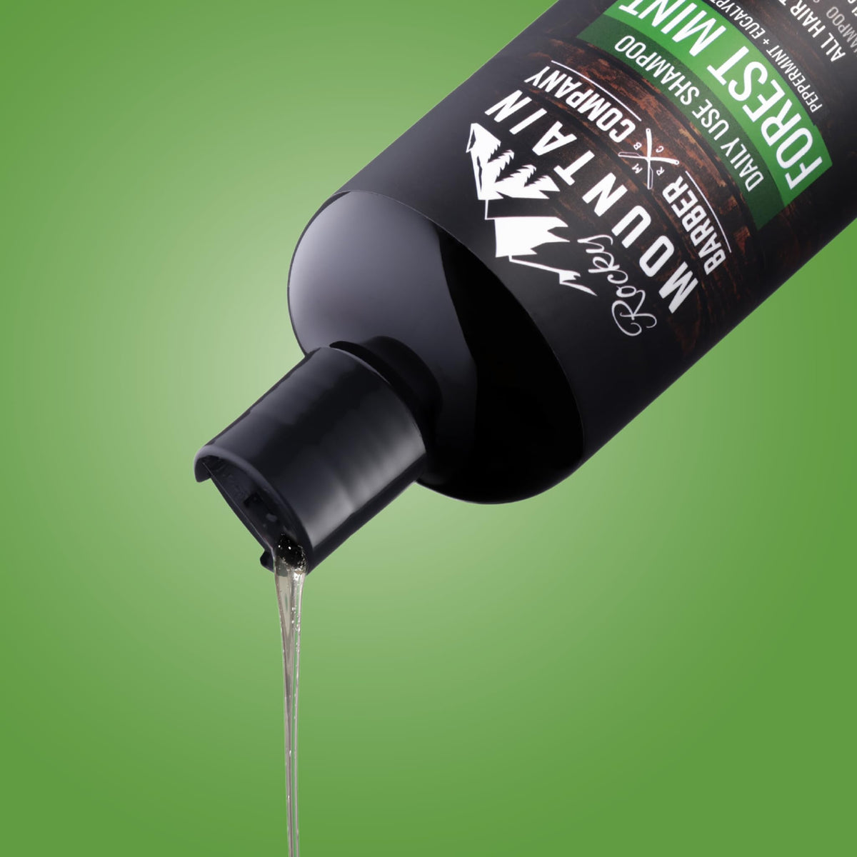 Rocky Mountain Barber Company shampoo used in shower showing energizing morning routine