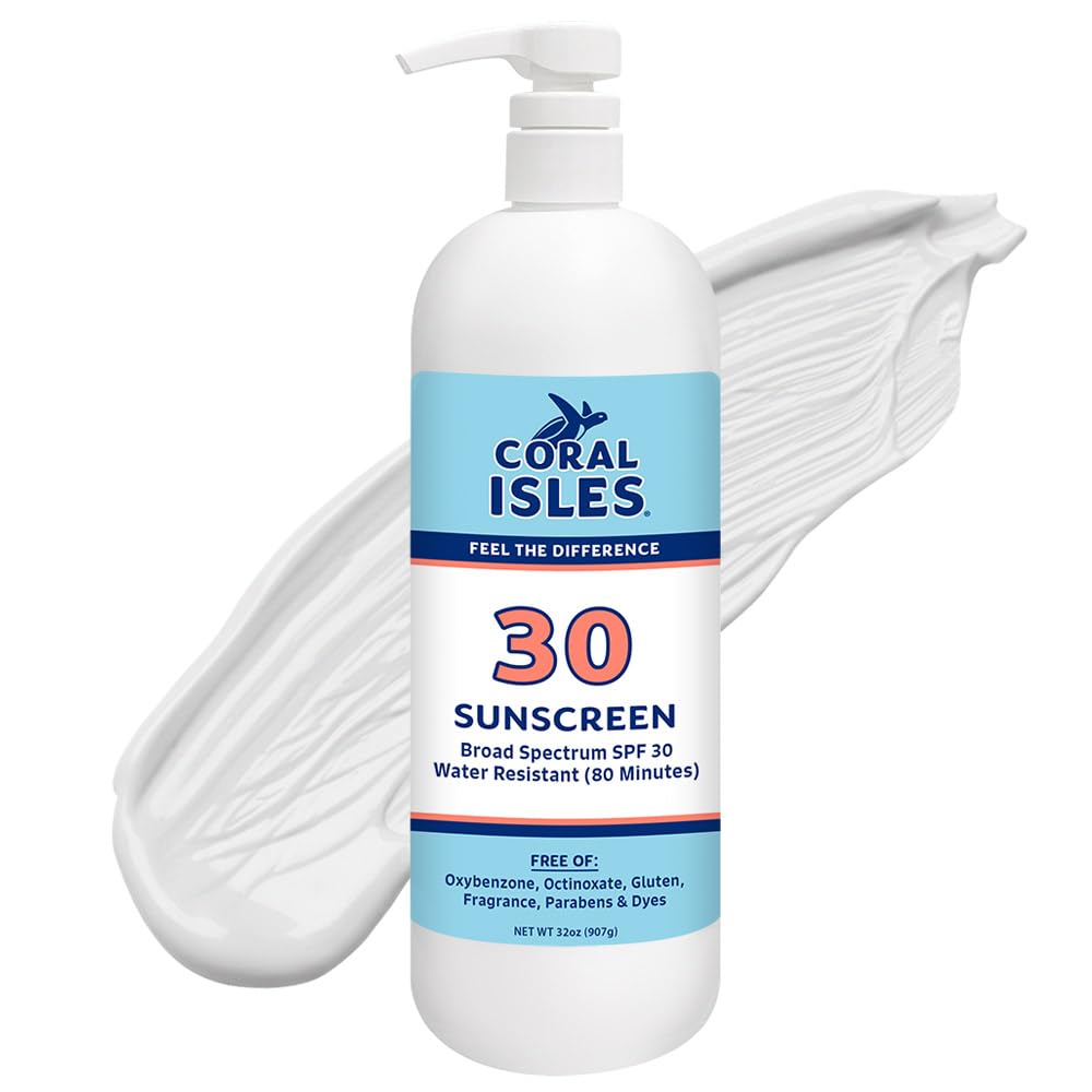 Rocky Mountain Sunscreen front pump bottle showing size and SPF benefit