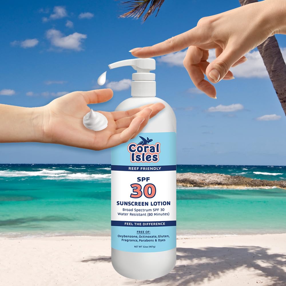 Rocky Mountain Sunscreen label close-up highlighting reef-safe formulation