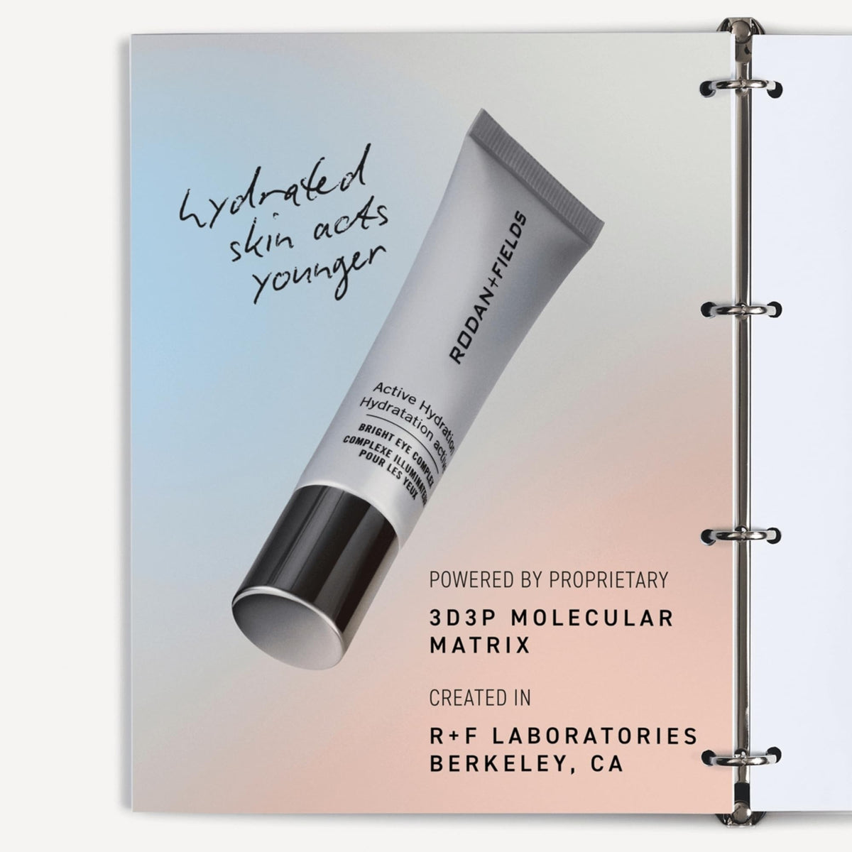 RODAN + FIELDS cream applied on hand demonstrating smooth absorption