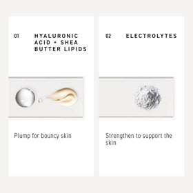 RODAN + FIELDS model applying gel mask demonstrating comfortable, breathable wear