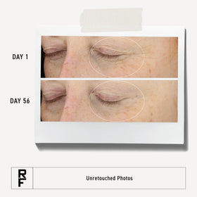 RODAN + FIELDS open jar showing cream texture for quick absorption and smooth finish