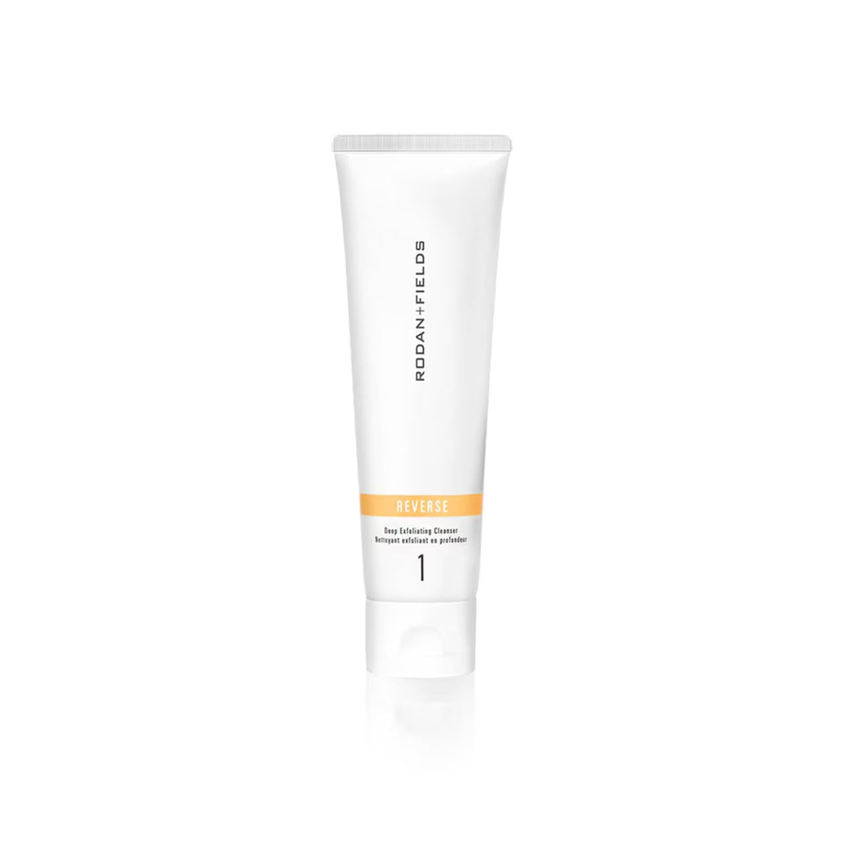 Rodan + Fields front bottle view showing clean packaging and size benefit