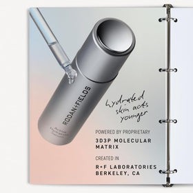 RODAN + FIELDS 1oz bottle in hand showing size and travel-friendly convenience