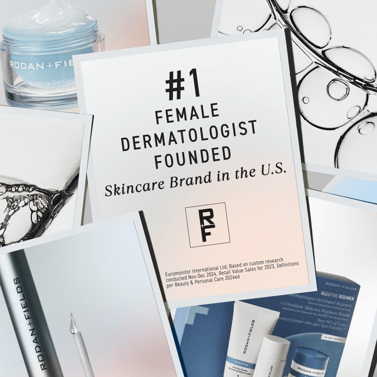 RODAN + FIELDS product in skincare routine lifestyle scene demonstrating everyday hydration use