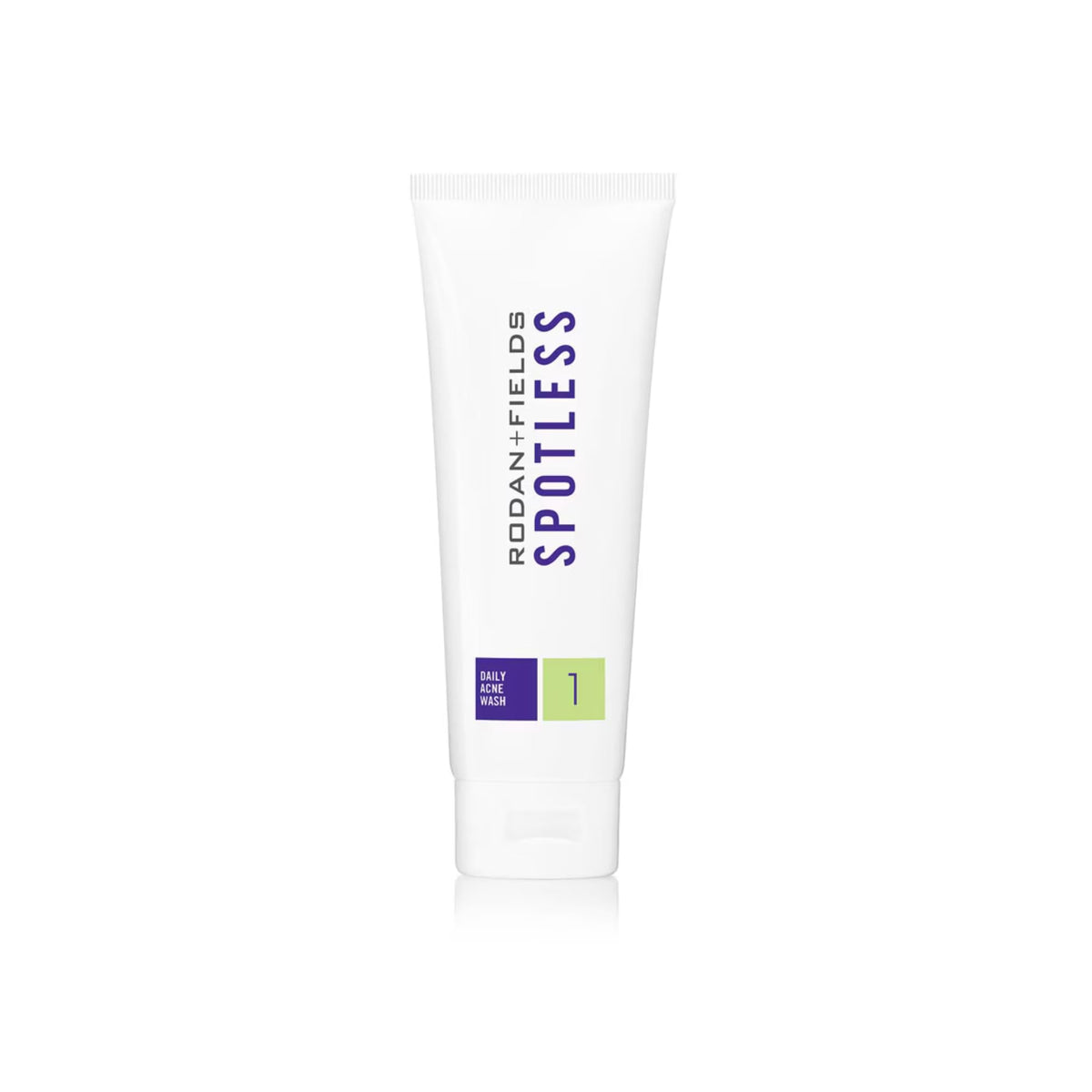 RODAN + FIELDS front packaging showing cleanser and key benefits