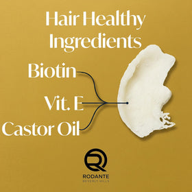 Rodante Beverly Hills label close-up showing ingredient list and clean formulation benefit