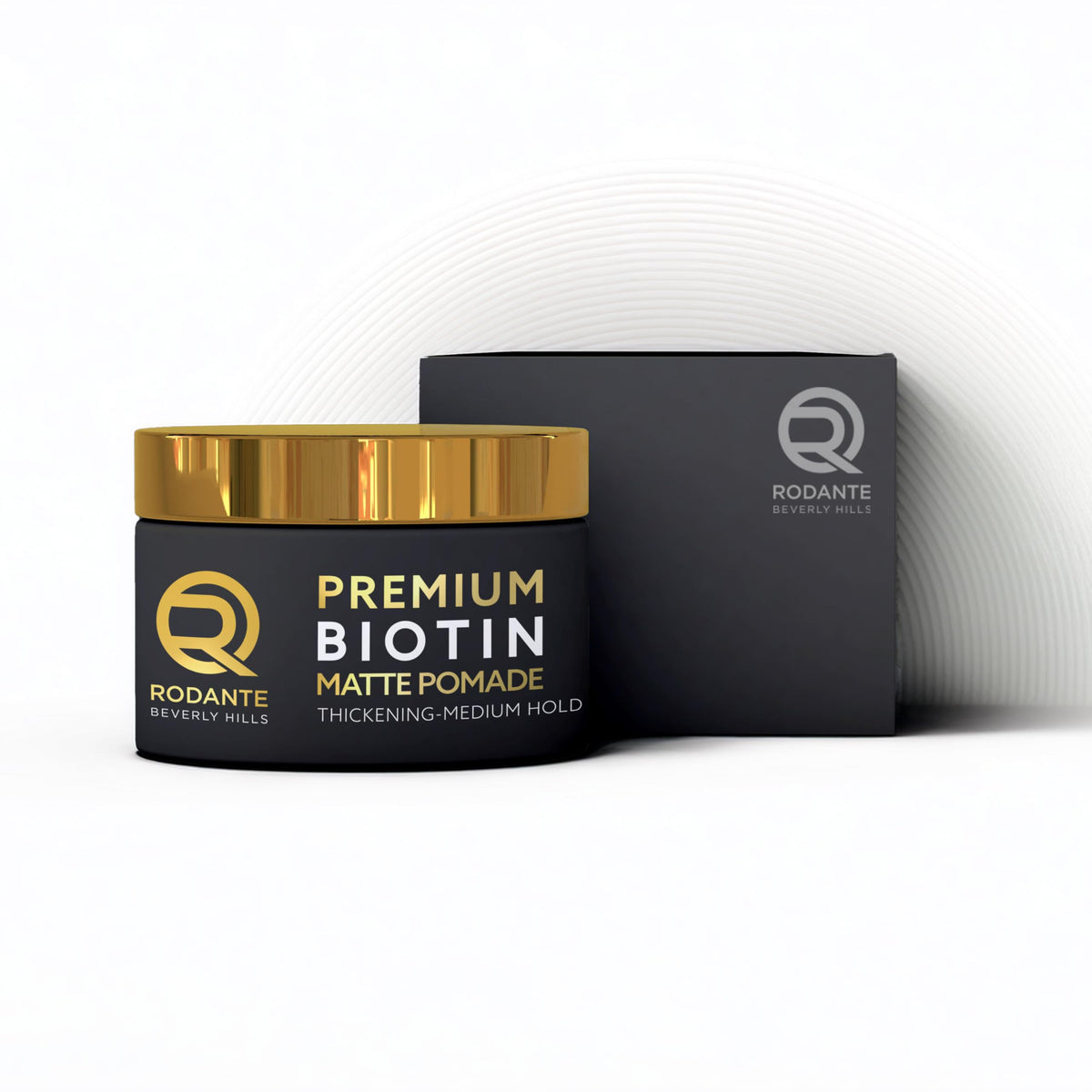 Rodante Beverly Hills on bathroom shelf in lifestyle setting for everyday grooming