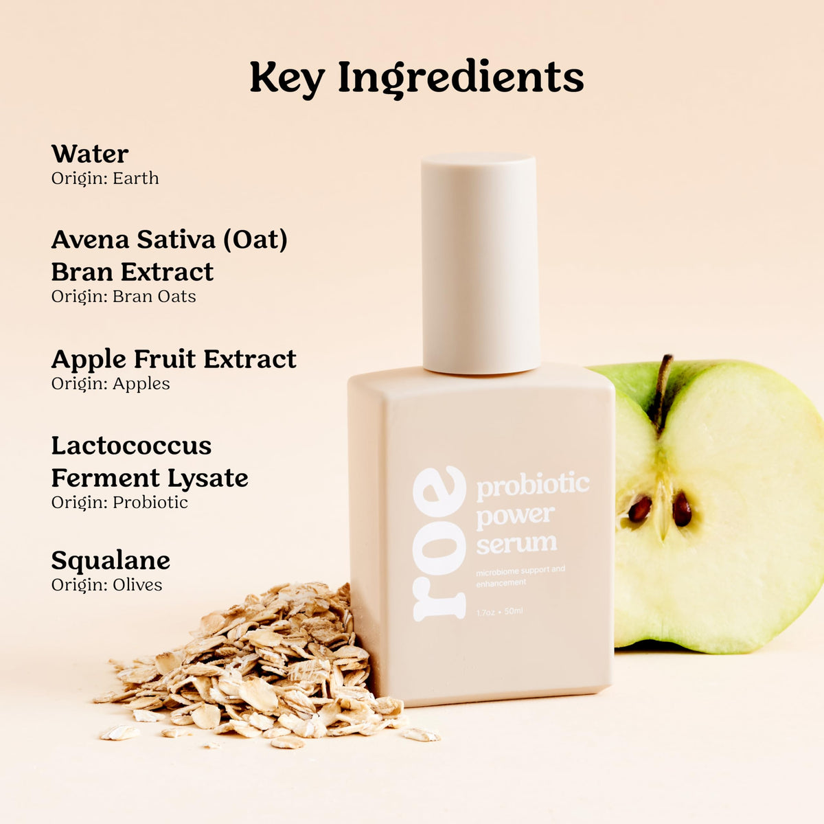 Roe Wellness texture close-up drop highlighting lightweight hydration benefit