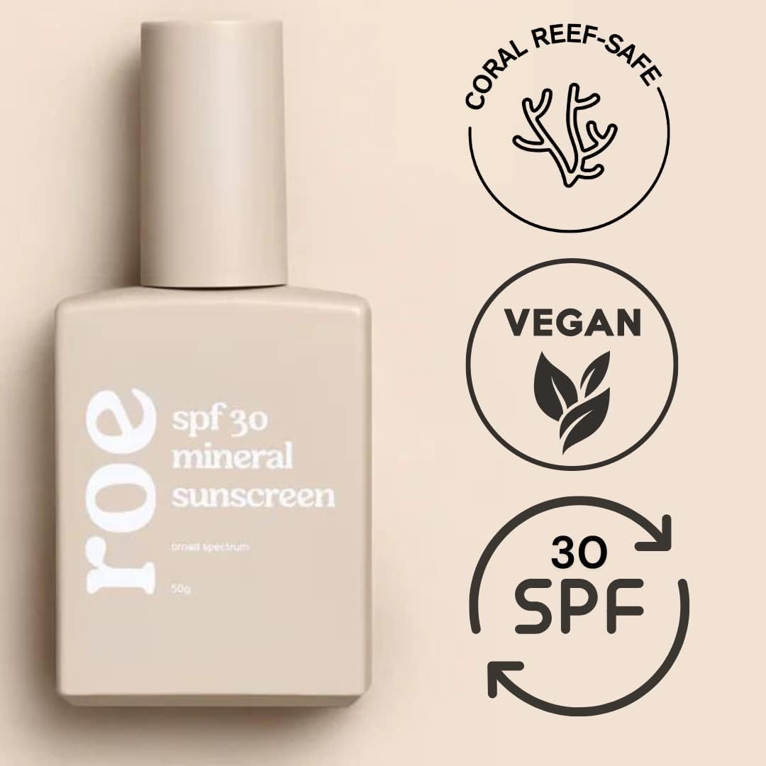 Roe Wellness bottle next to hand for size comparison and travel-friendly benefit