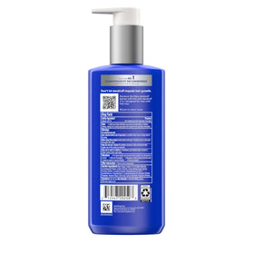 Close-up of ingredients panel on Rogaine bottle to show active salicylic acid
