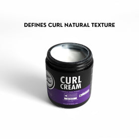 Rolda curl cream before and after curls illustrating improved definition and softness