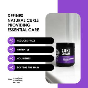 Rolda curl cream being diffused showing faster styling and enhanced curl volume