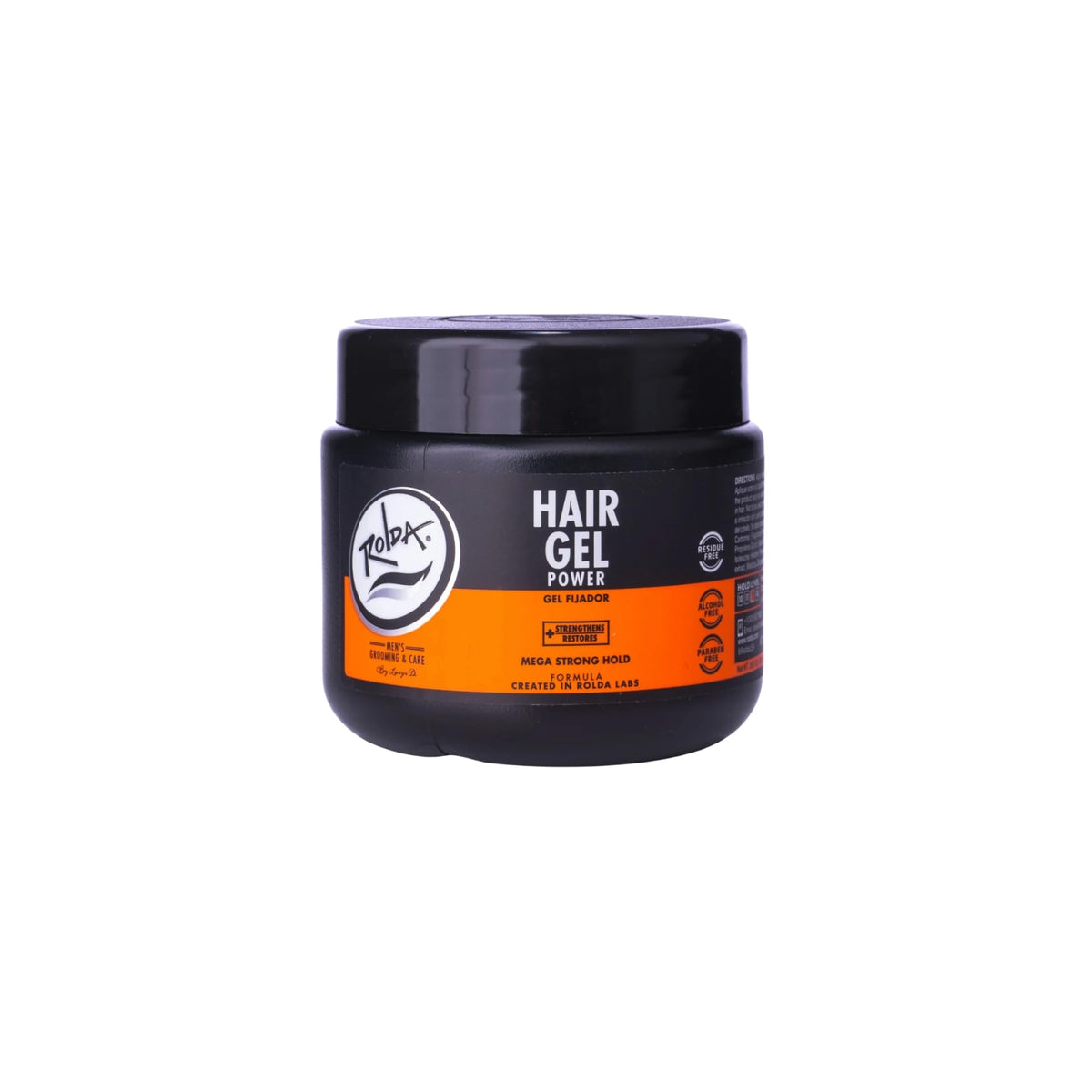 Rolda front packaging showing jar and branding for confident styling