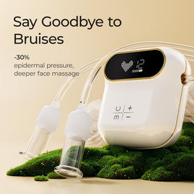 Rolevin medium cup on nose area for targeted contouring and improved circulation