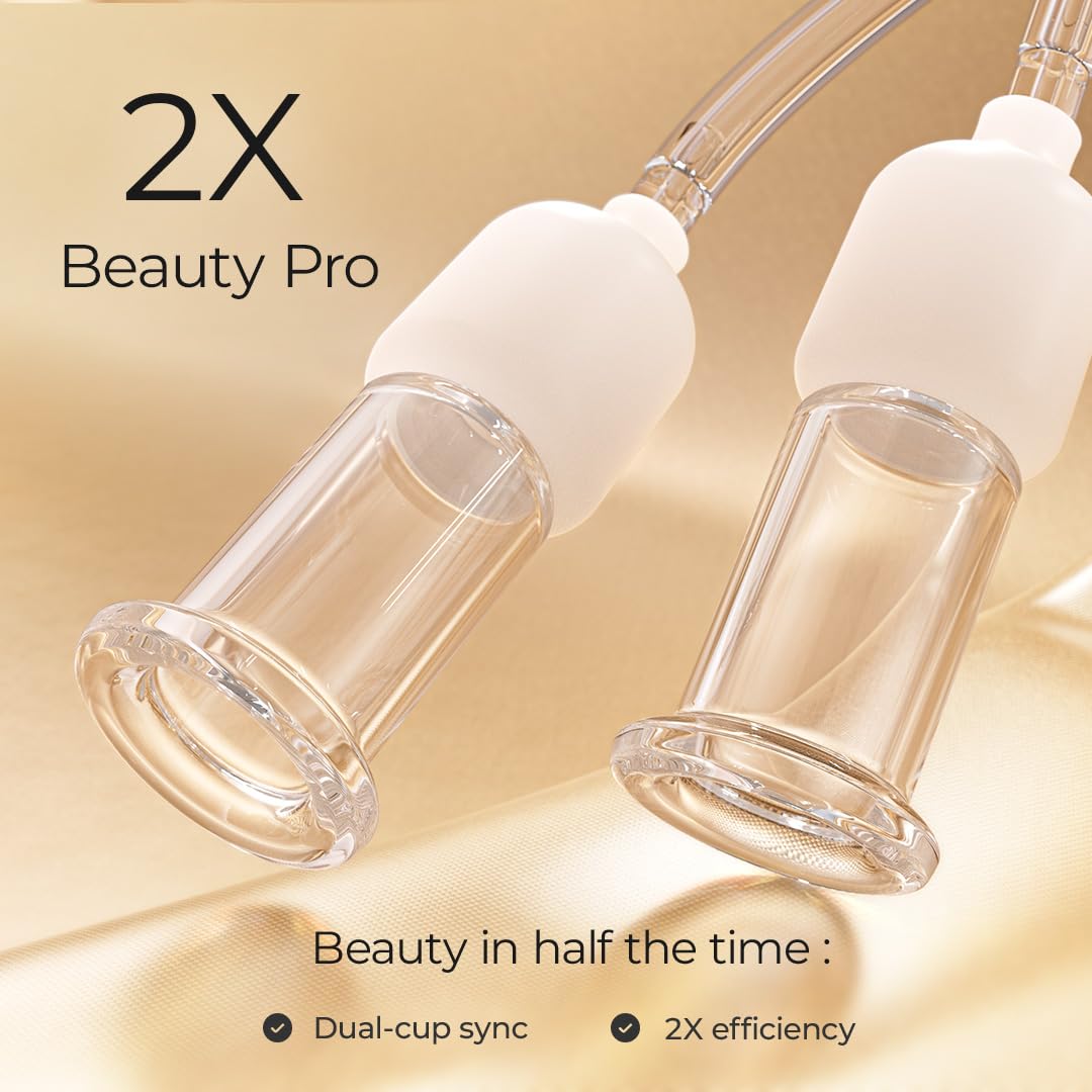 Rolevin using small cup under eye to reduce puffiness and treat delicate skin