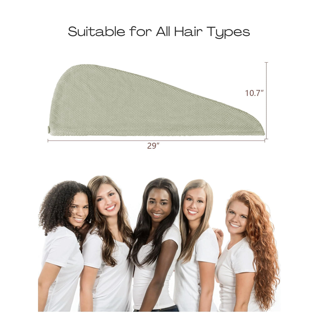 ROLSHOL close-up microfiber weave highlighting soft texture for reduced frizz and gentle care