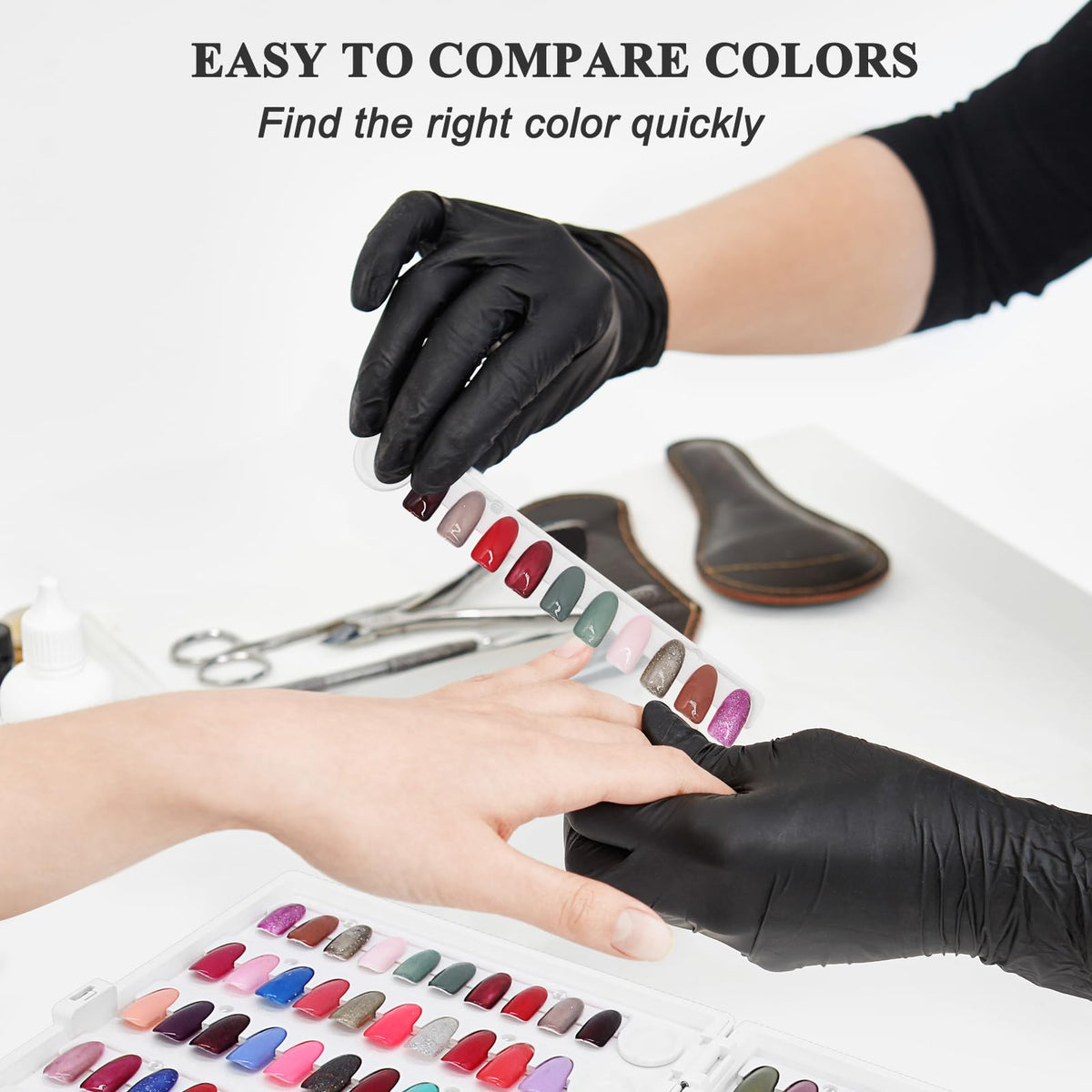ROMALOVE packed for travel in a bag, portable for mobile nail techs