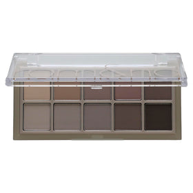 rom&nd palette front open showing 10 shades and organized layout benefit: quick shade choice
