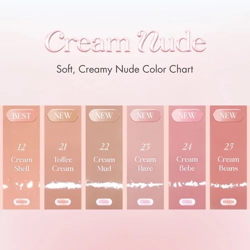 rom&nd texture swipe highlighting glossy, non-sticky finish