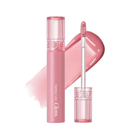 rom&nd gloss Peony Ballet front packaging showing product branding and sleek tube for easy storage