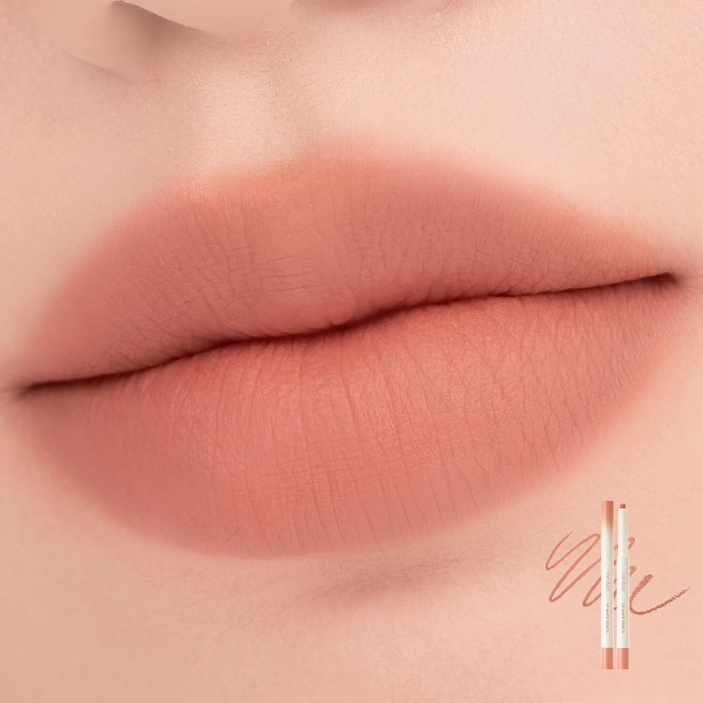 rom&nd Lip Mate Pencil with cap off revealing retractable tip for precise lining