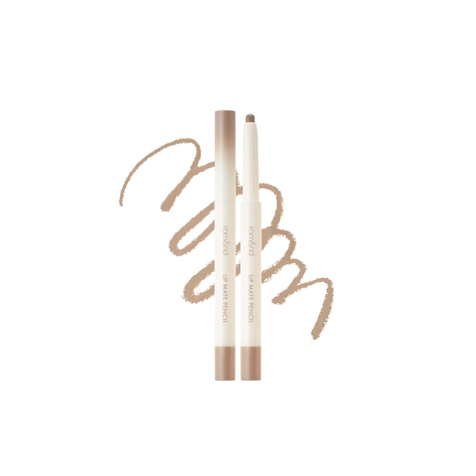 rom&nd pencil front packaging showing shade and benefit of precise definition