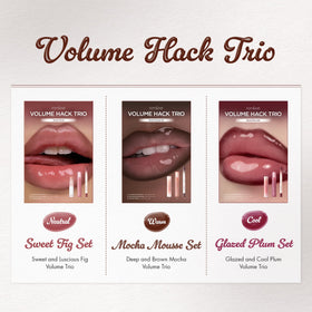 rom&nd trio flatlay staged to show coordinated fig-toned shades