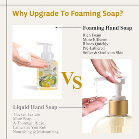 ROMIIE ZOI foaming texture on hand from pump showing rich creamy lather and softness