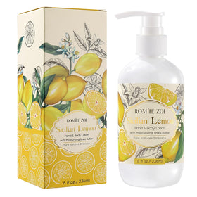 ROMIIE ZOI front bottle showing Sicilian Lemon label and refreshing benefit