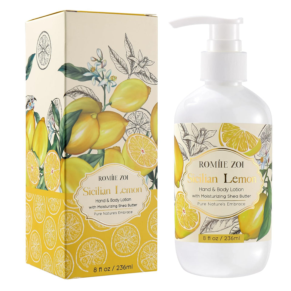 ROMIIE ZOI front bottle showing Sicilian Lemon label and refreshing benefit