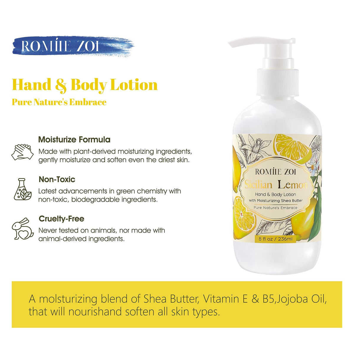 ROMIIE ZOI pump close-up demonstrating easy dispensing and spill-free use