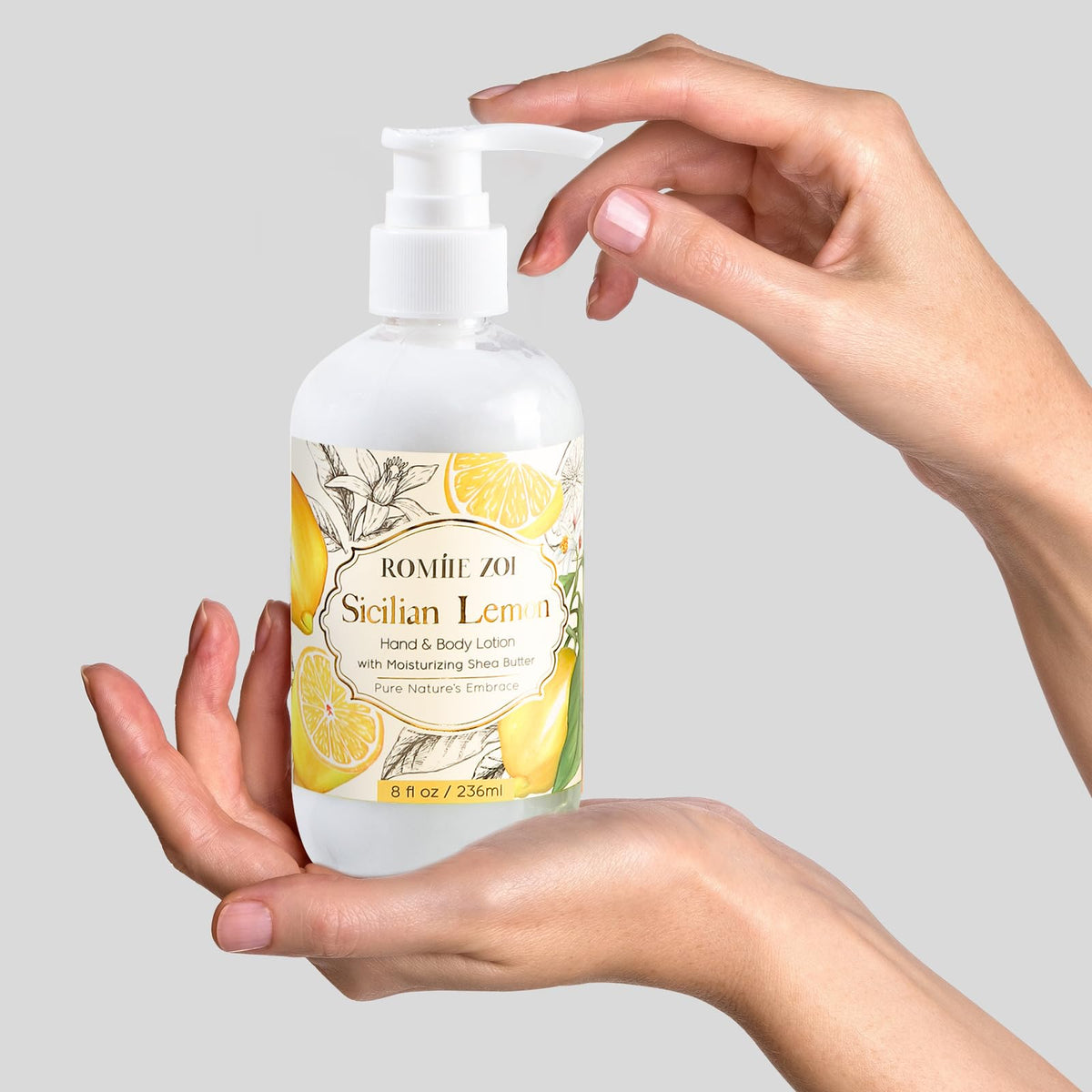 ROMIIE ZOI shea butter texture in hand highlighting rich moisturizing benefit