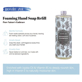 ROMIIE ZOI size comparison showing 1000 ml bottle to convey long-lasting supply